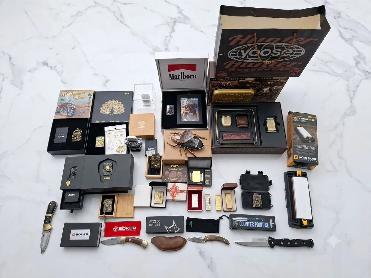 کلکسیون فندک و چاقو نایاب / Zippo، Dupont، Dunhill